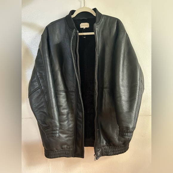 Loulou Studio Gabriola Shearling Bomber - Picture 11 of 16